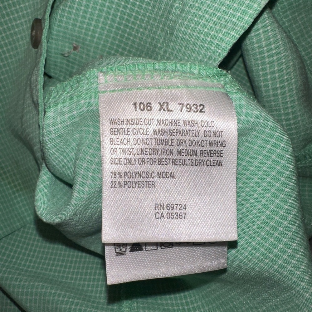 EUC Size Large Columbia Women's Green Button-Up Top‎ - Picture 7 of 8